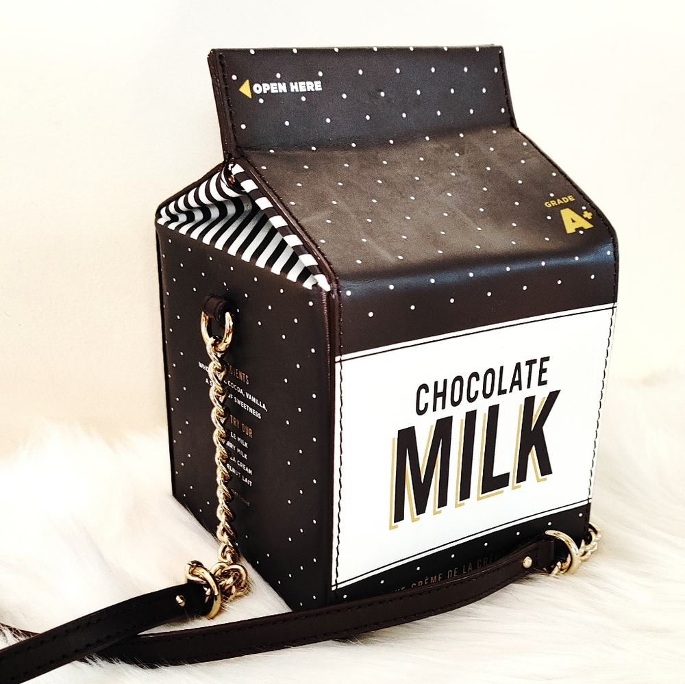 Kate Spade Creme de la Creme Chocolate Milk Purse - Picture 10 of 11